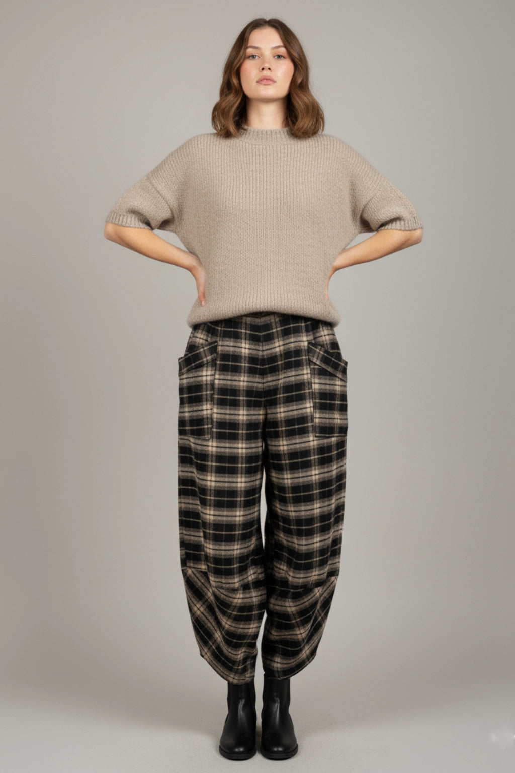 Brushed cotton Shelby Plaid Pant