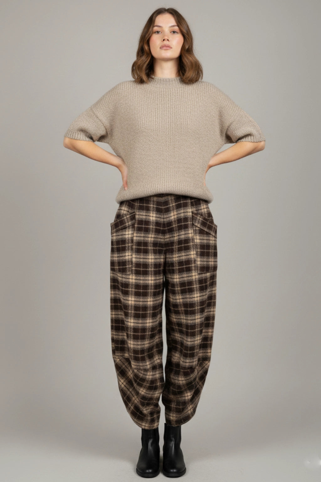Brushed cotton Shelby Plaid Pant