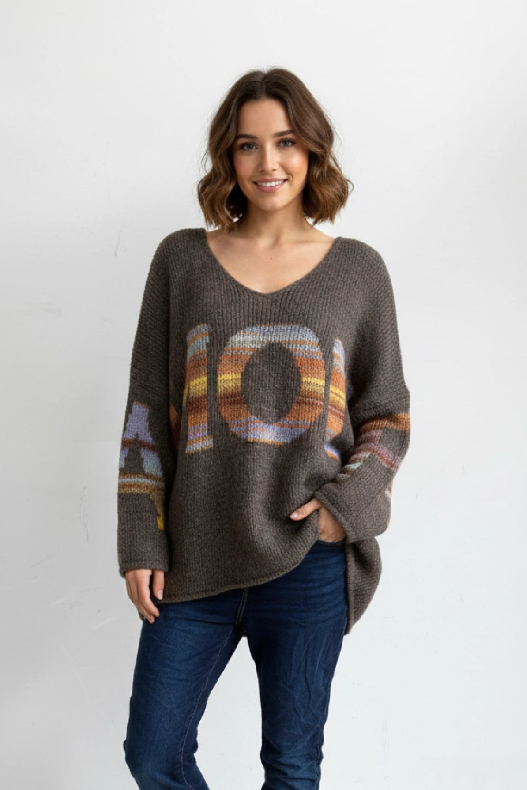 Made in Italy Wool Slouch Amour Jumper