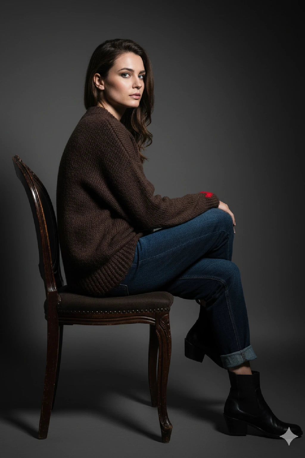 Made in Italy Wool Heart Jumper
