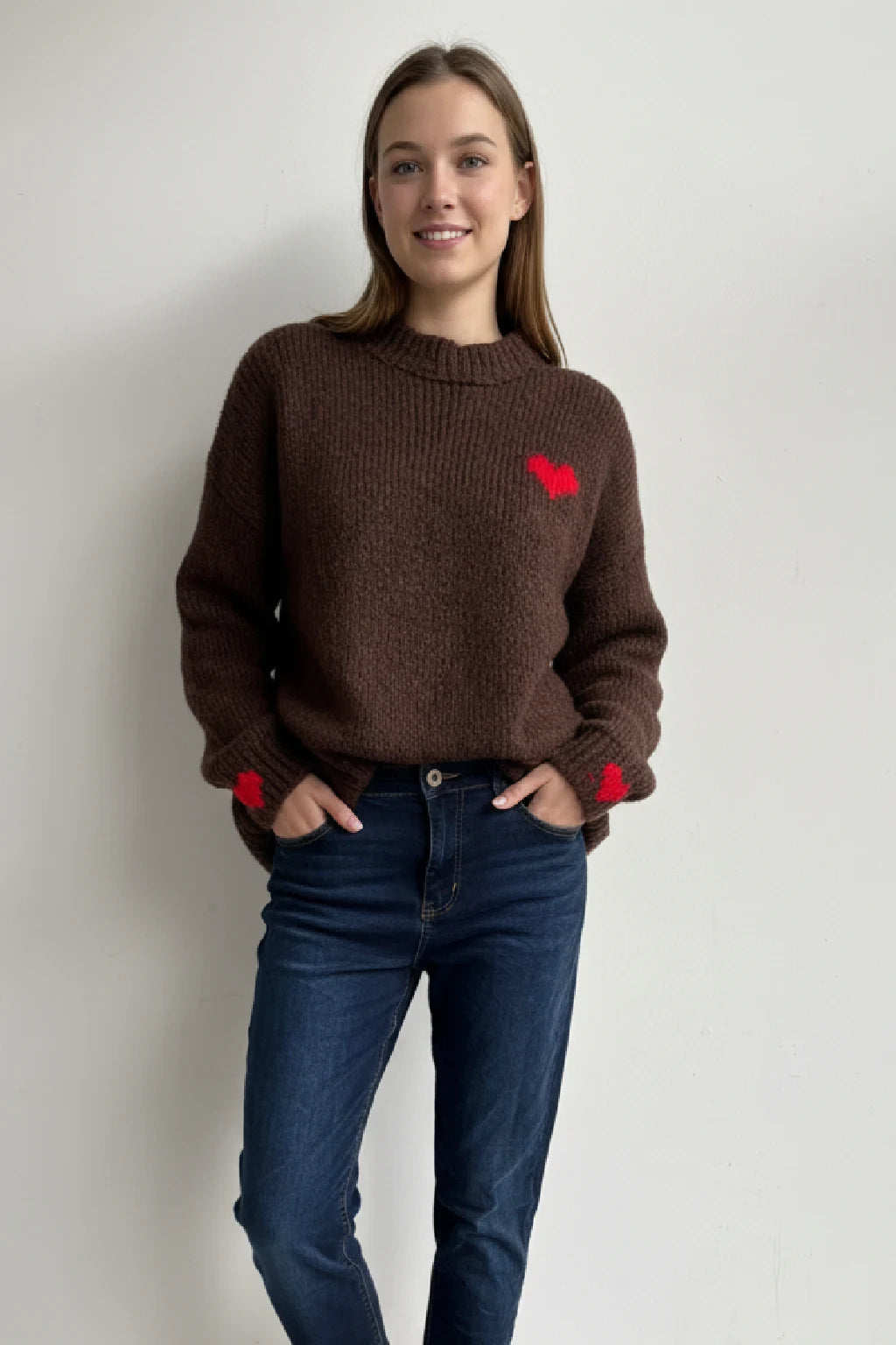 Made in Italy Wool Heart Jumper