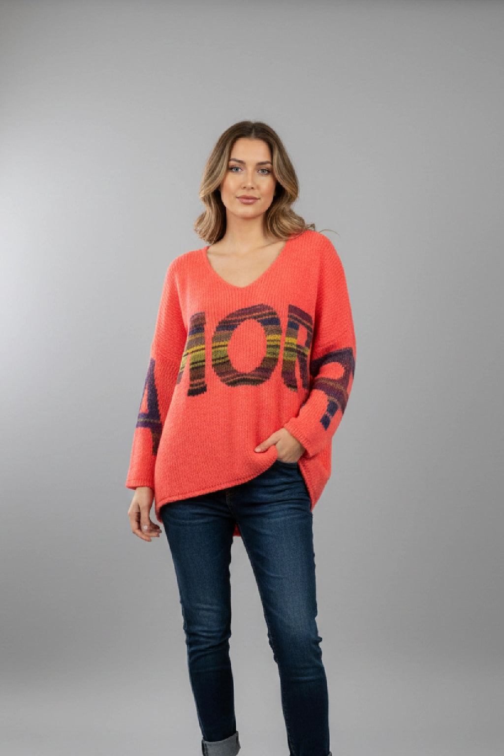 Made in Italy Wool Slouch Amour Jumper