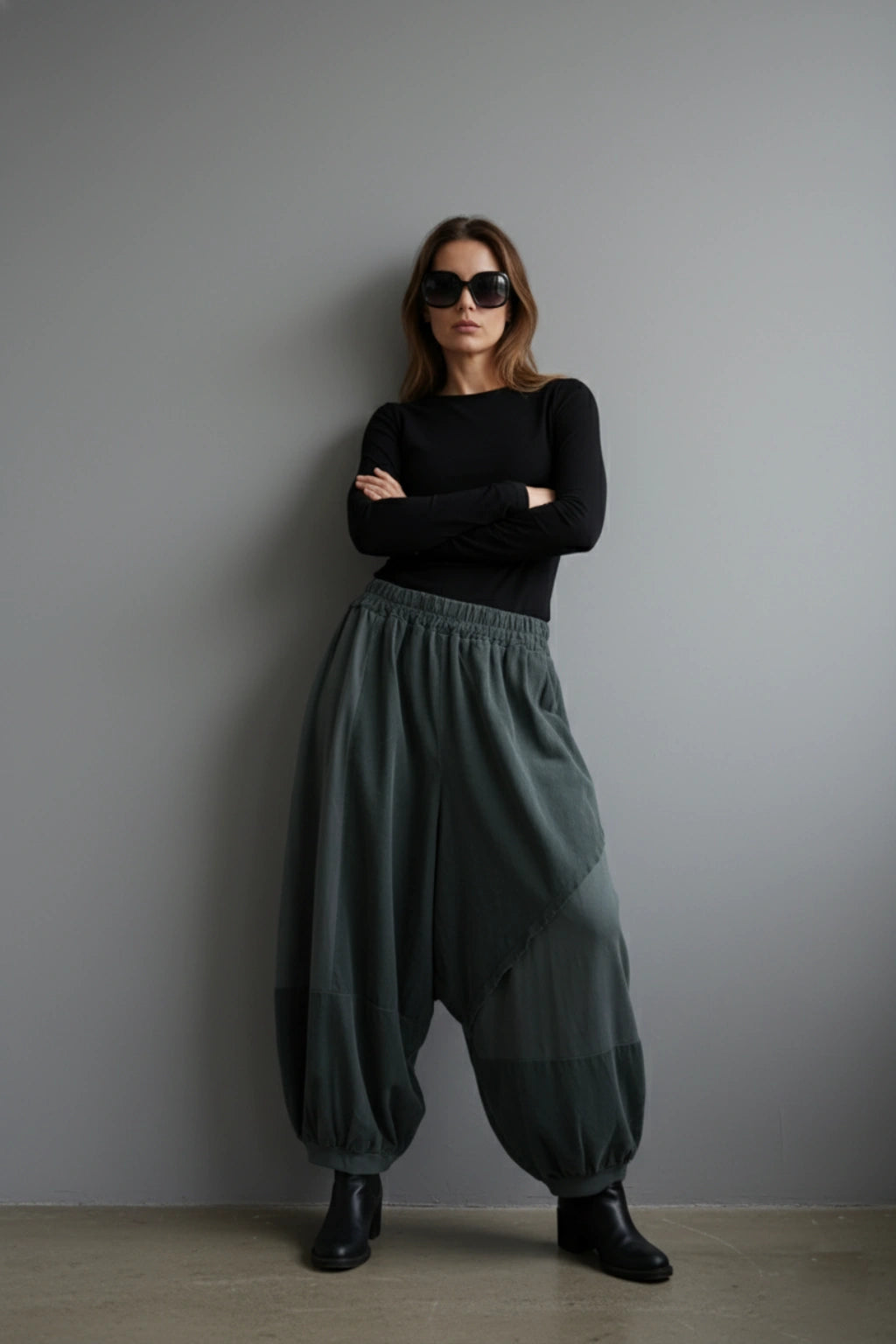 Made In Italy Corduroy Balloon Pant Lagenlook