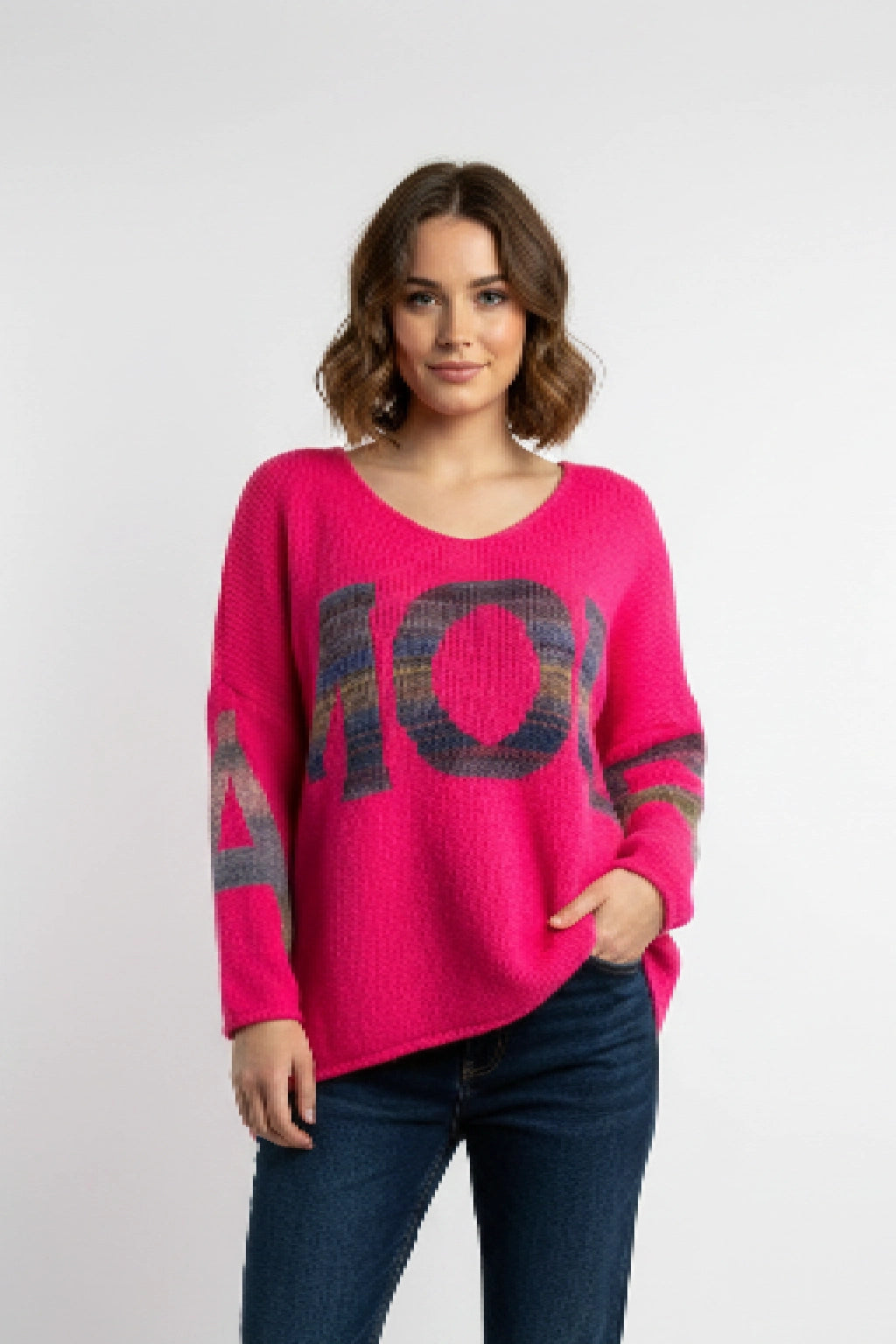 Made in Italy Wool Slouch Amour Jumper