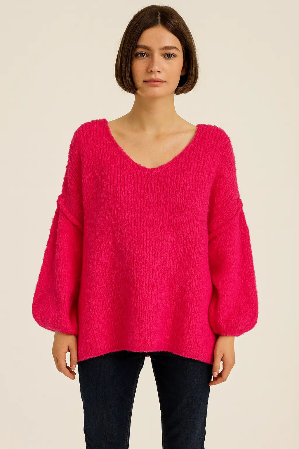 Wool Seam out Knit