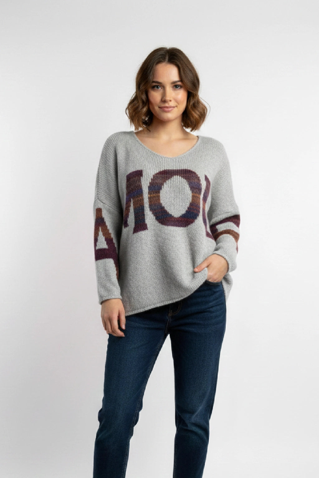 Made in Italy Wool Slouch Amour Jumper