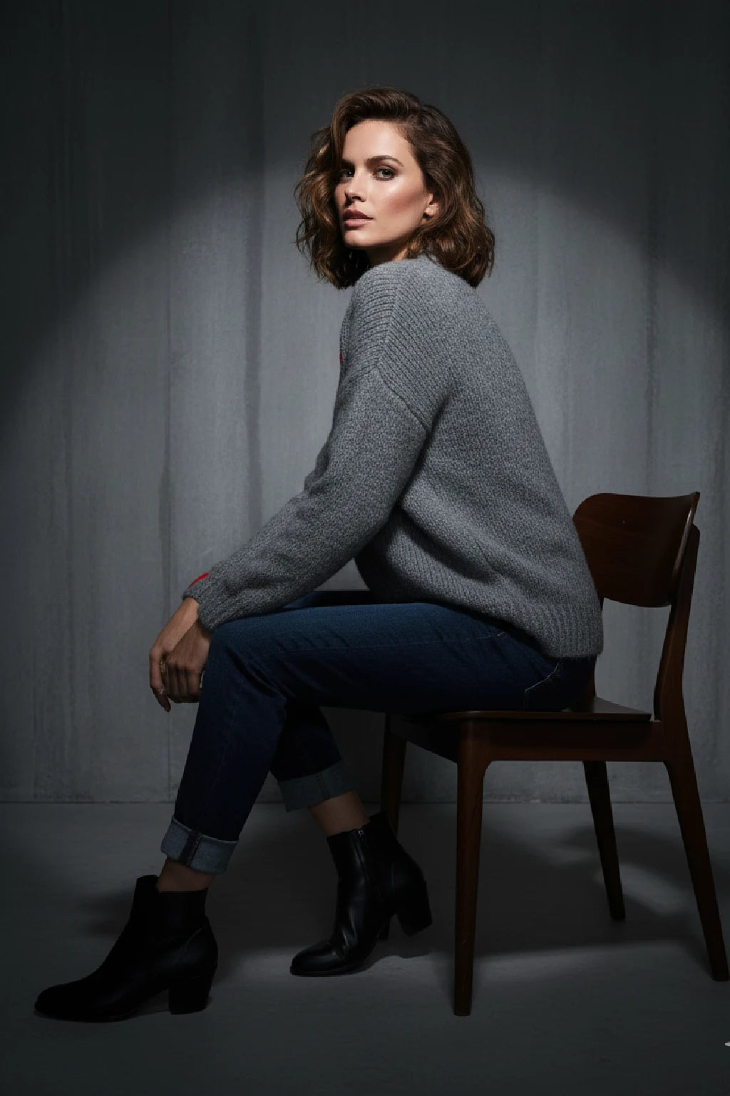 Made in Italy Wool Heart Jumper