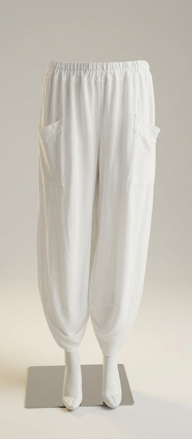 Linen Shelby Barrel Pant