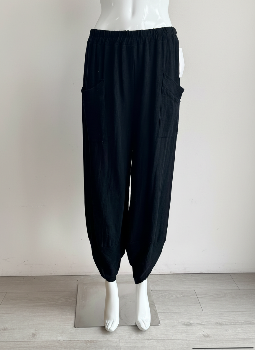 Linen Shelby Barrel Pant