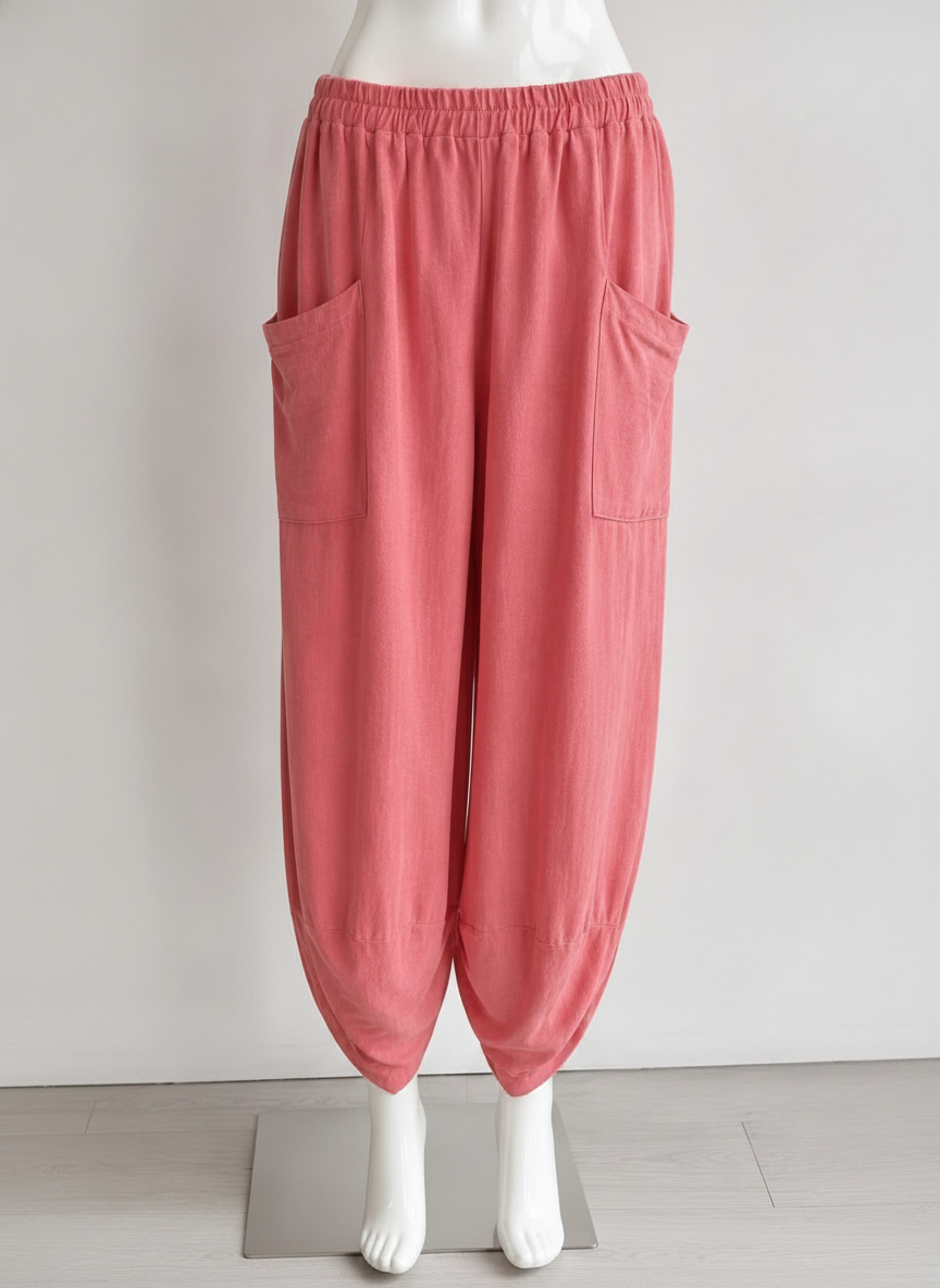 Linen Shelby Barrel Pant