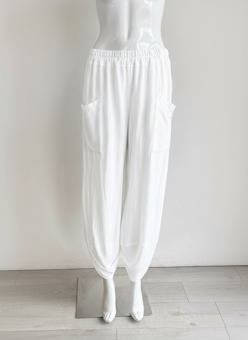 Linen Shelby Barrel Pant