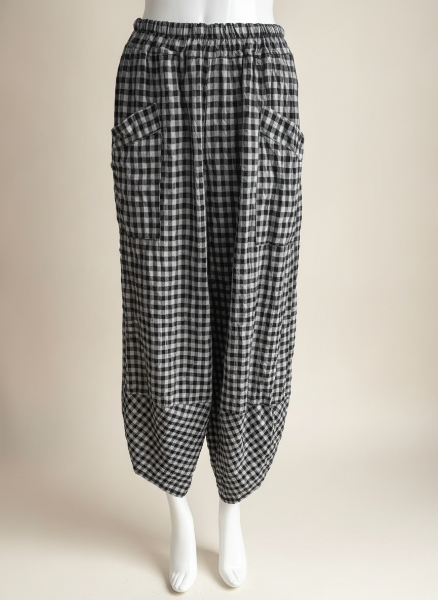 Gingham Shelby Pant