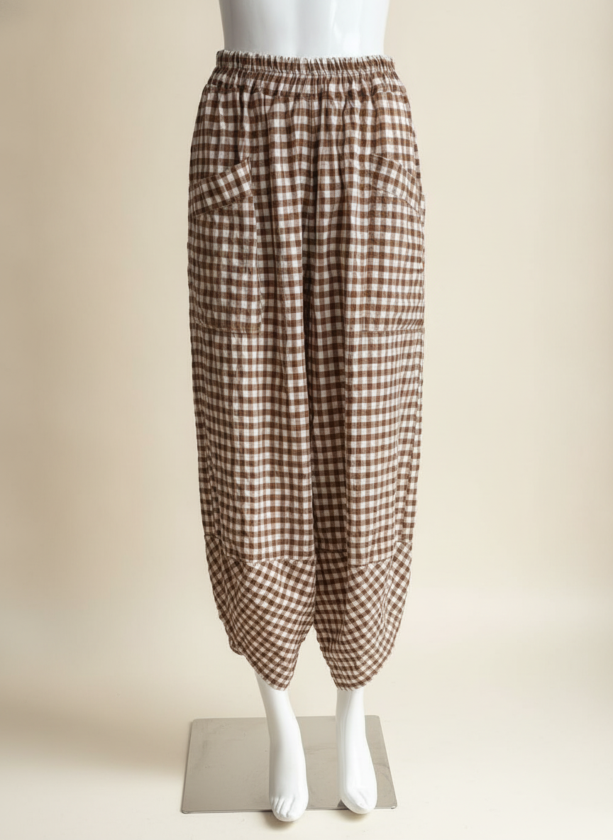 Gingham Shelby Pant