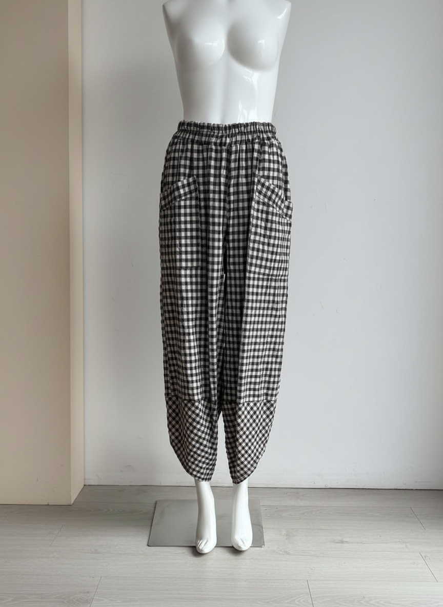 Gingham Shelby Pant