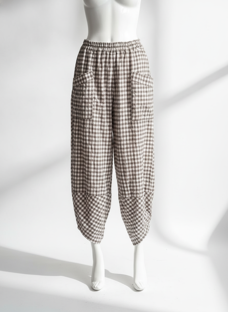 Gingham Shelby Pant