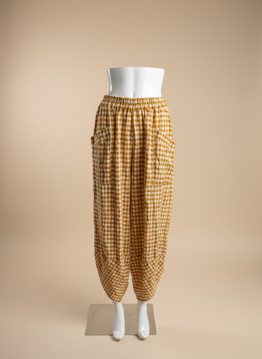Gingham Shelby Pant