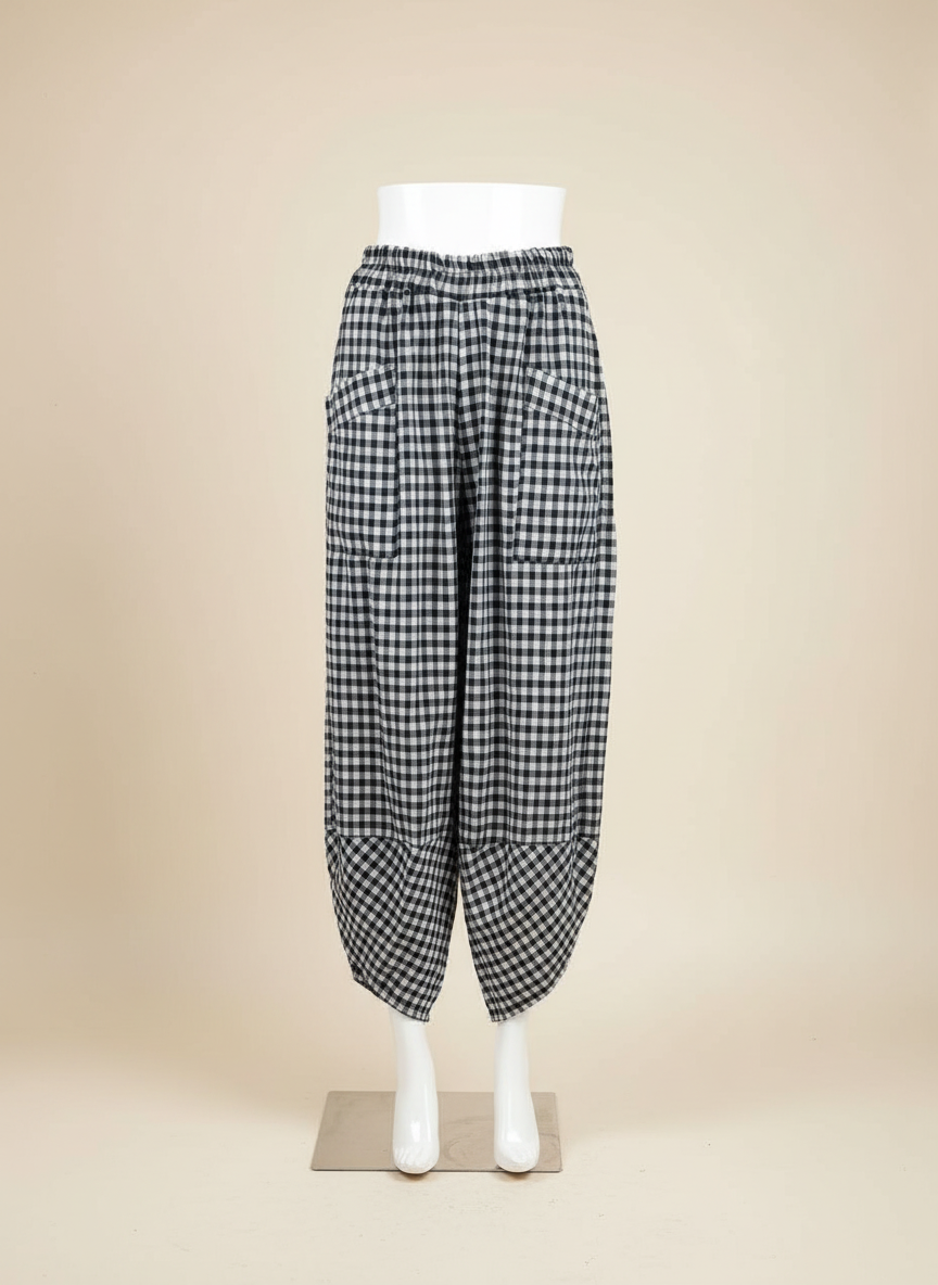 Gingham Shelby Pant