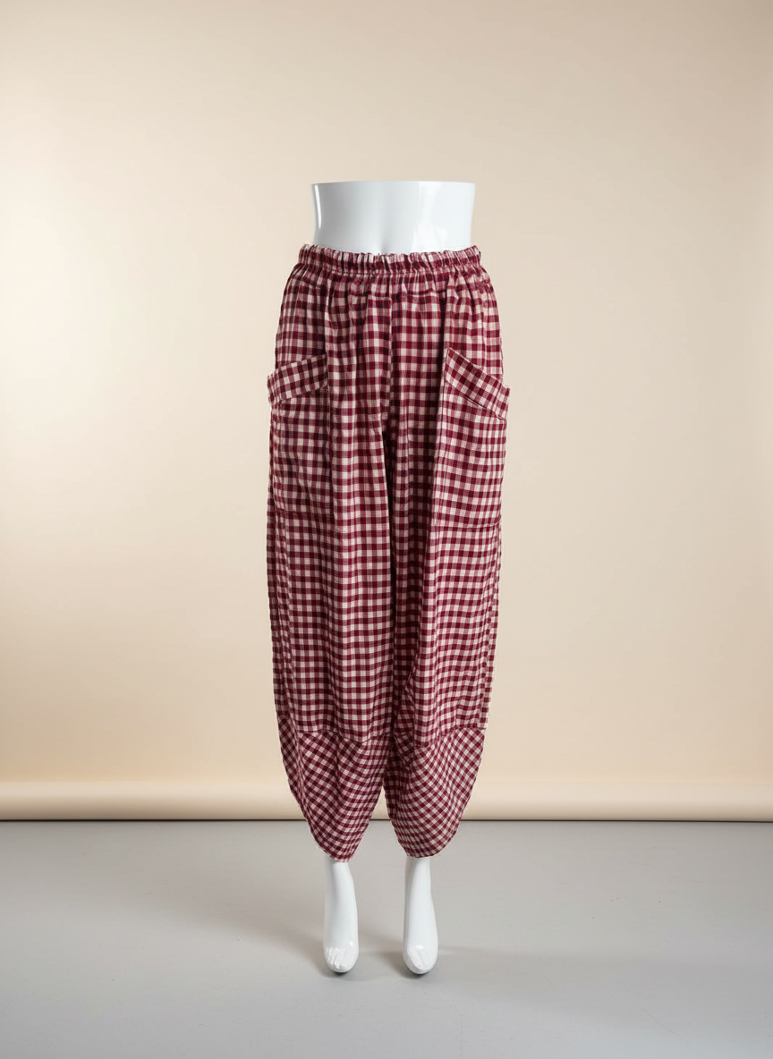 Gingham Shelby Pant