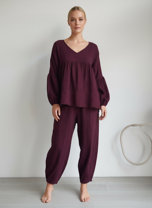 Made in Italy Pocket front Barrel Pant