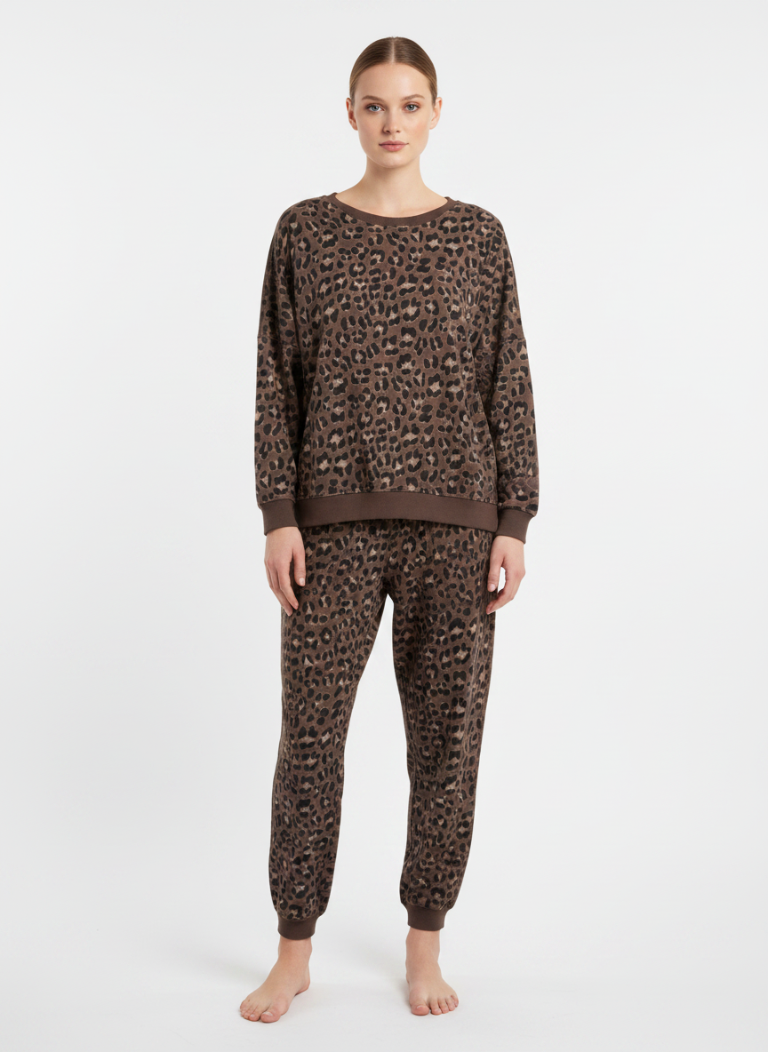 Made in Italy Leopard Print Shelby Pant