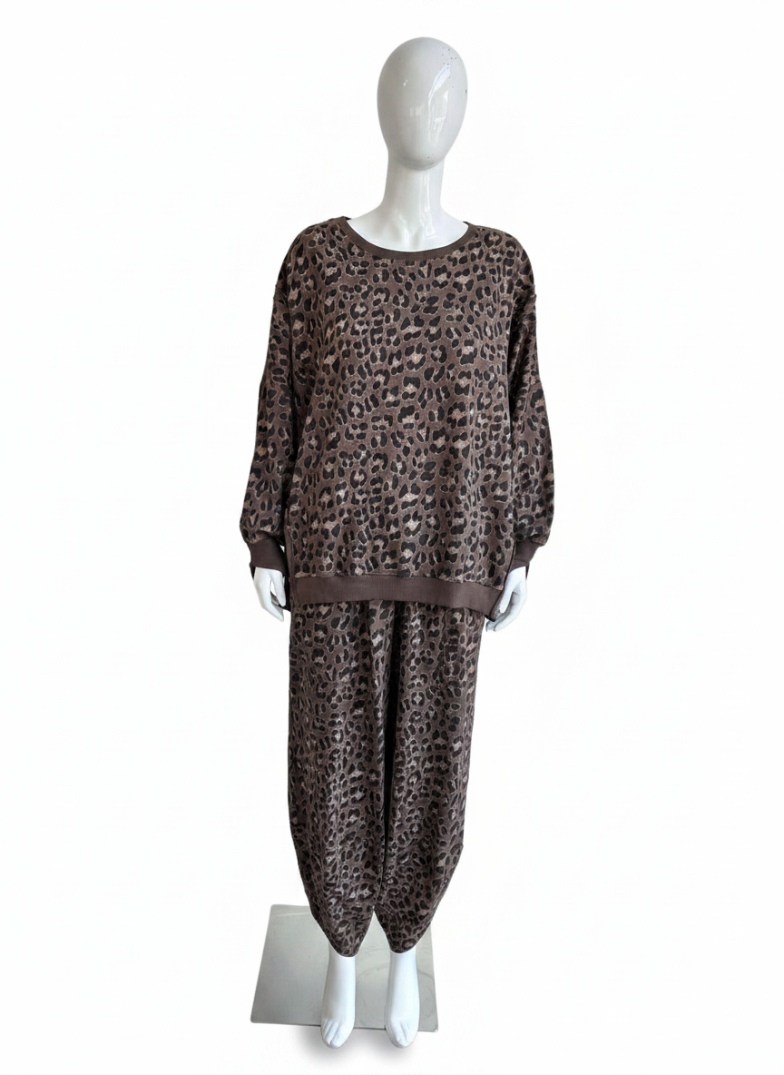 Made in Italy Leopard Print Shelby Pant