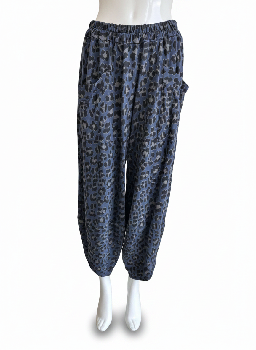 Made in Italy Leopard Print Shelby Pant