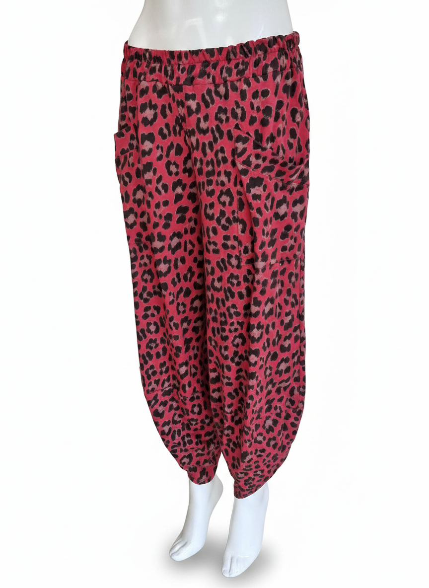 Made in Italy Leopard Print Shelby Pant