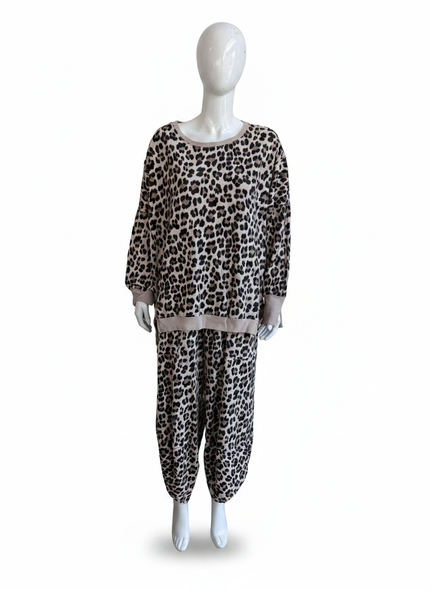 Made in Italy Leopard Print Sweatshirt