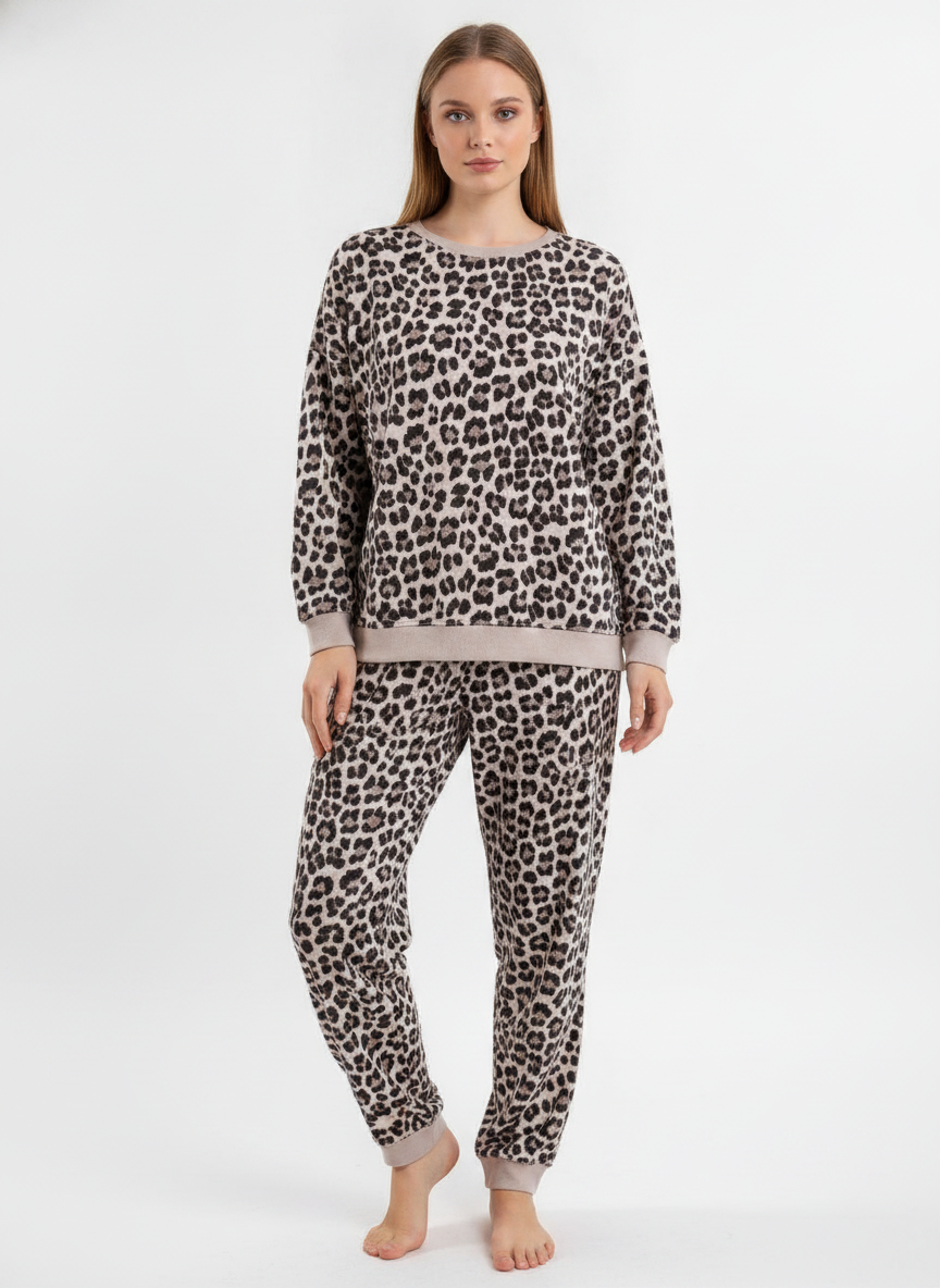 Made in Italy Leopard Print Sweatshirt