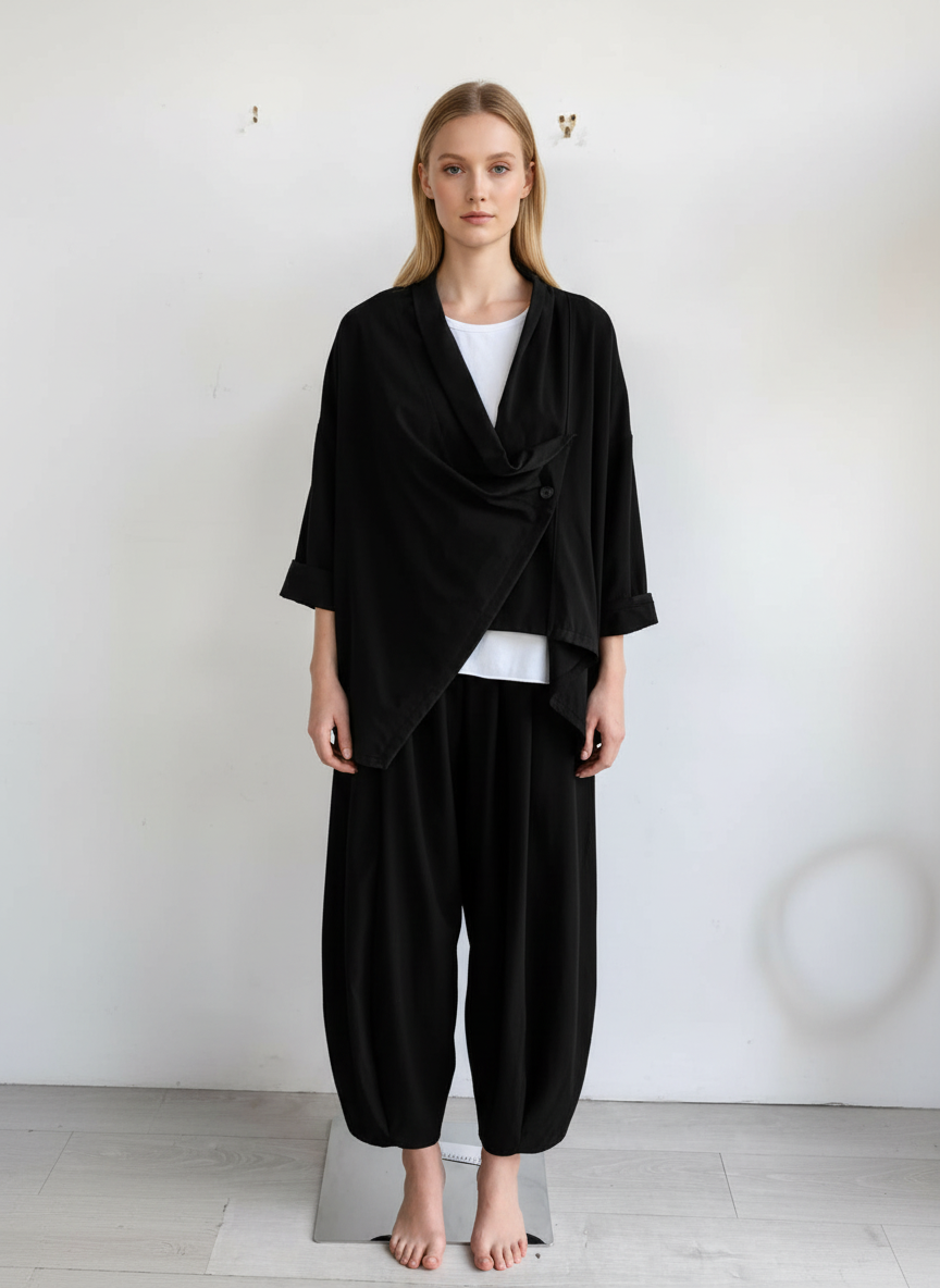 Made in Italy Scuba Barrel Leg Pant
