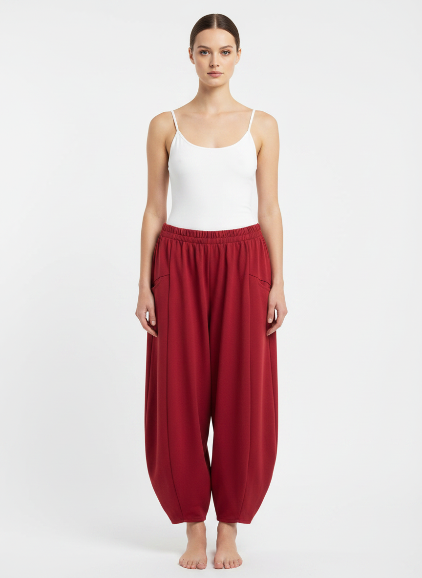 Made in Italy Scuba Barrel Leg Pant