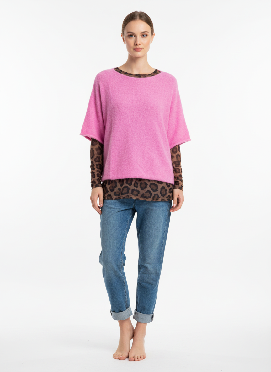 Wool Short Sleeve Jumper