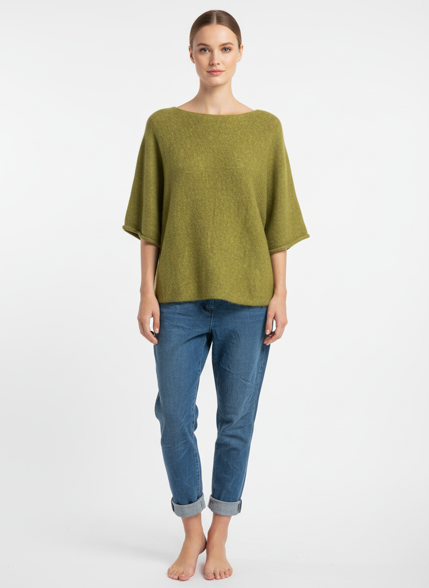 Wool Short Sleeve Jumper