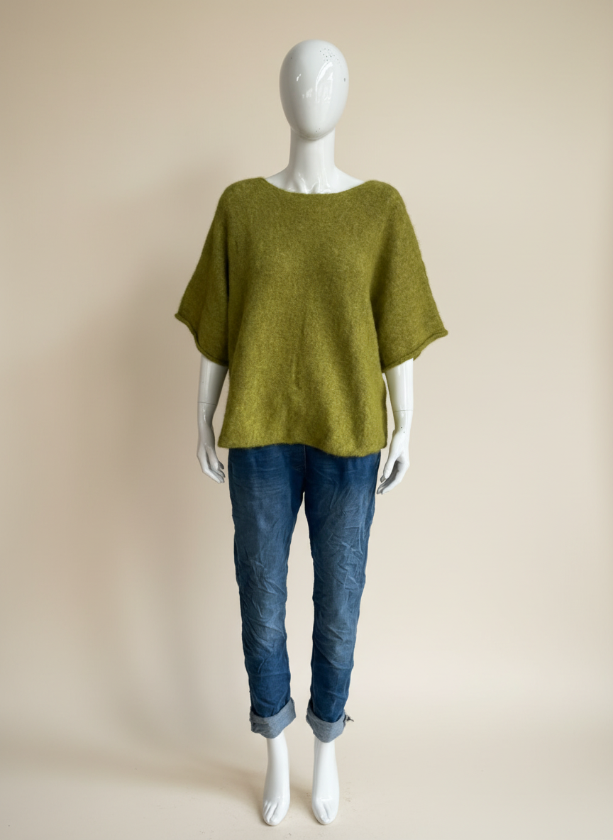 Wool Short Sleeve Jumper