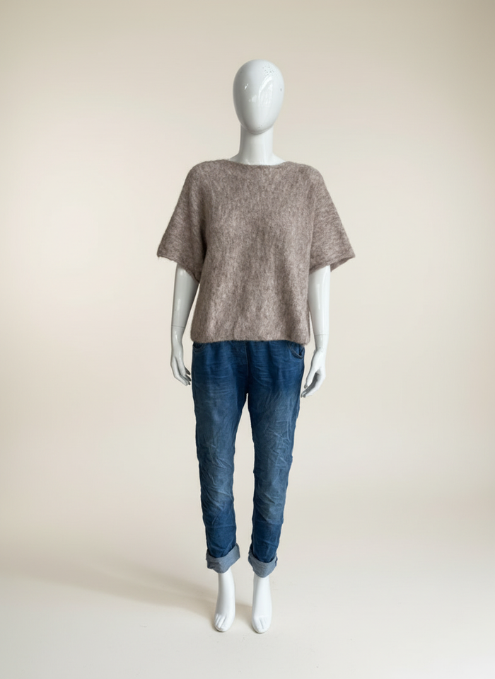 Wool Short Sleeve Jumper
