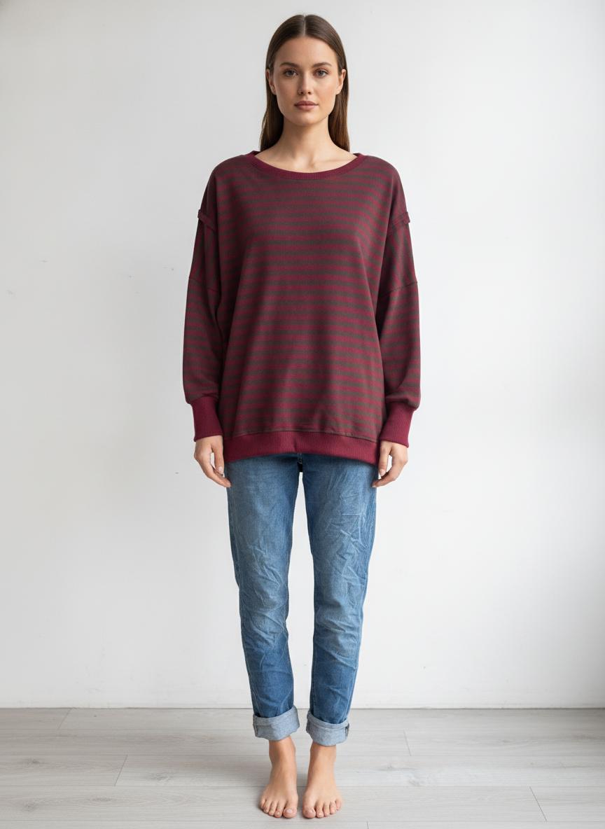 Made in Italy Stripe Chill Sweatshirt