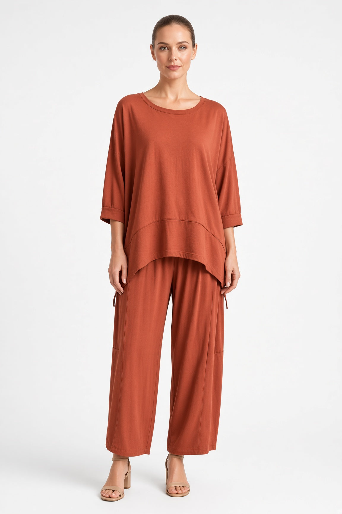 Lagenlook Dip Side Sweatshirt