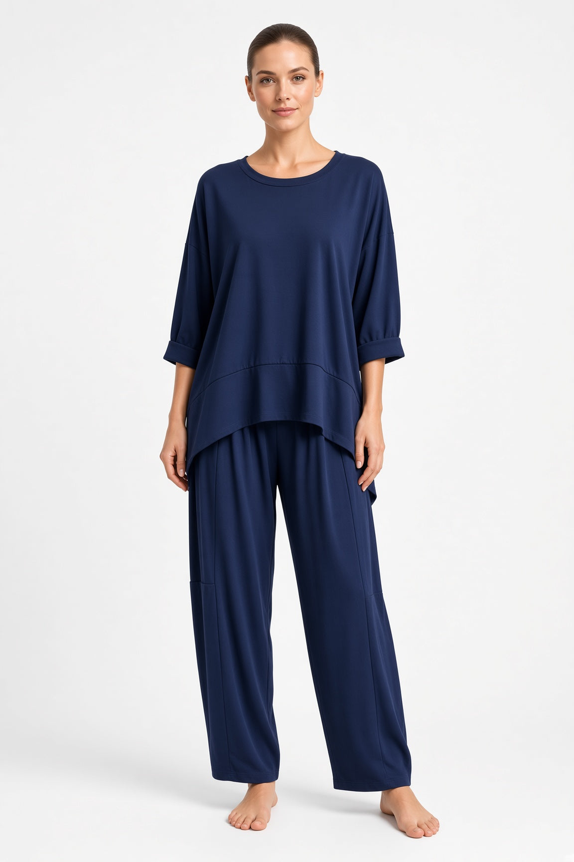 Lagenlook Dip Side Sweatshirt