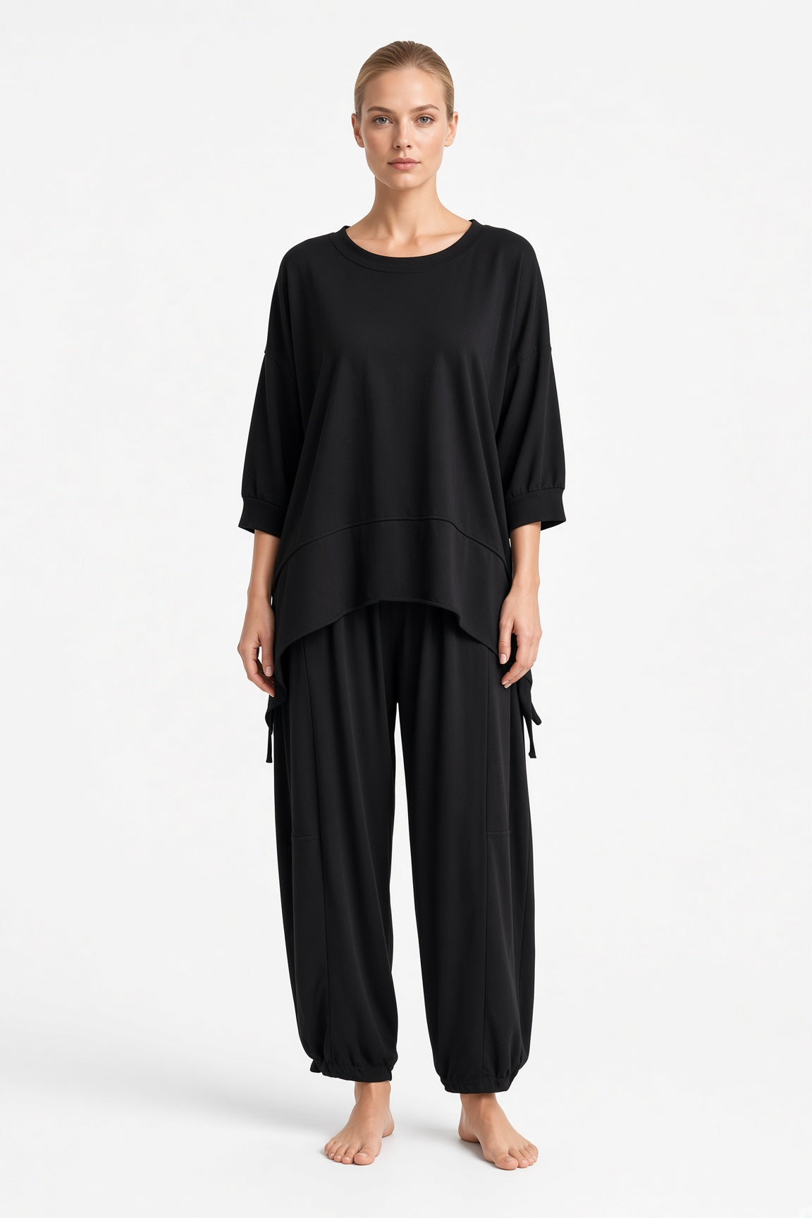 Lagenlook Dip Side Sweatshirt