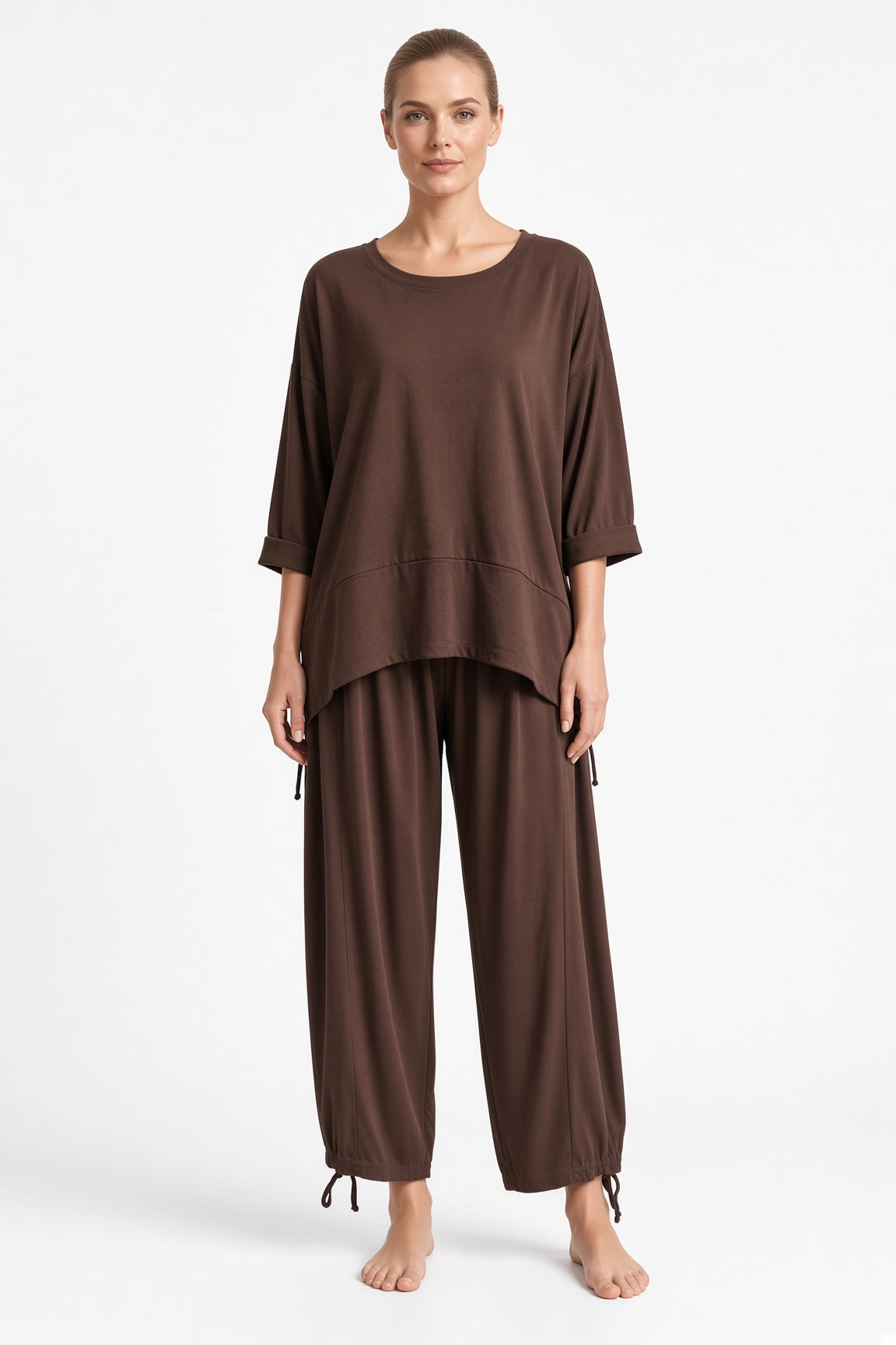 Lagenlook Dip Side Sweatshirt