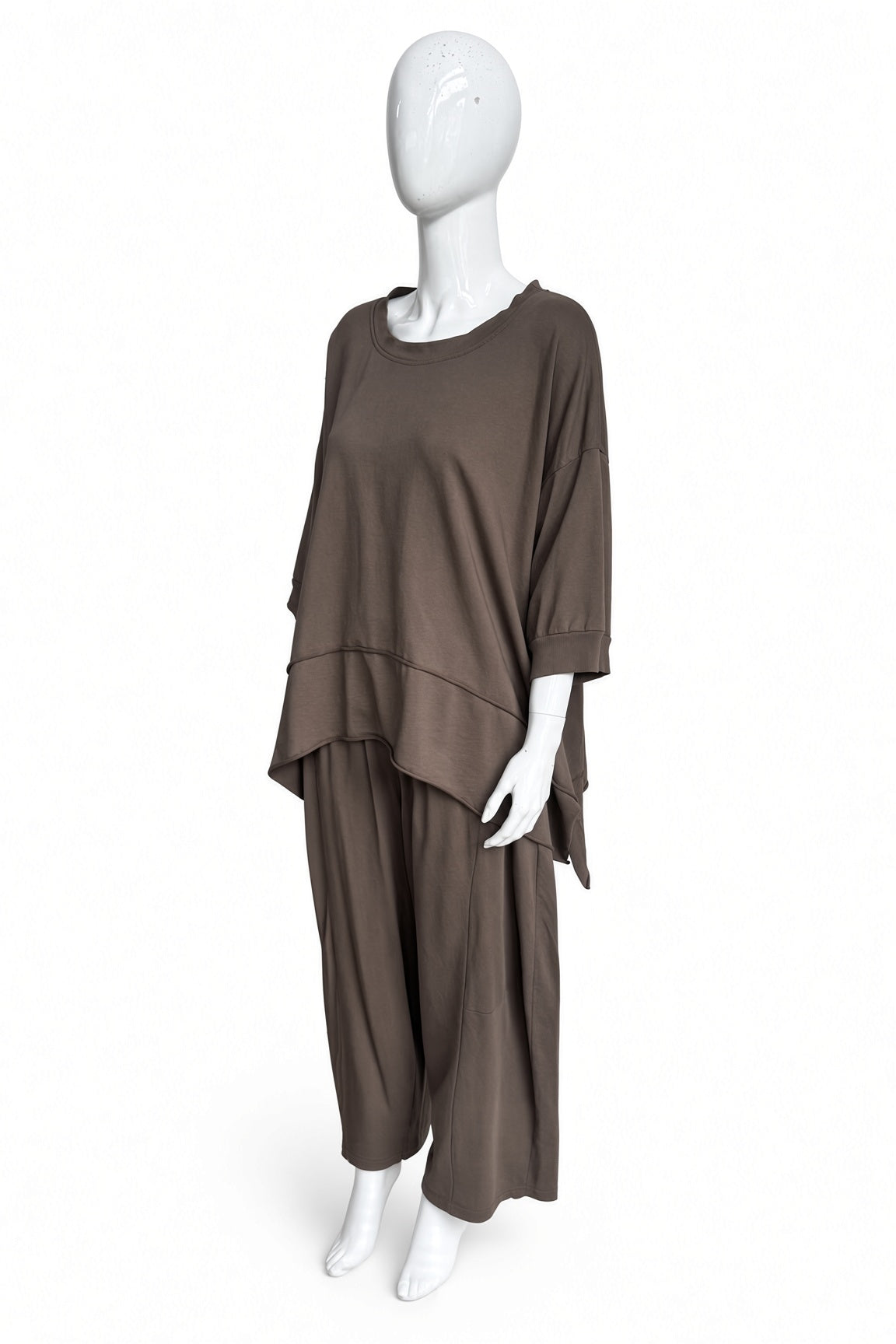 Lagenlook Dip Side Sweatshirt