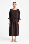 Corduroy Smock Dress Lagenlook