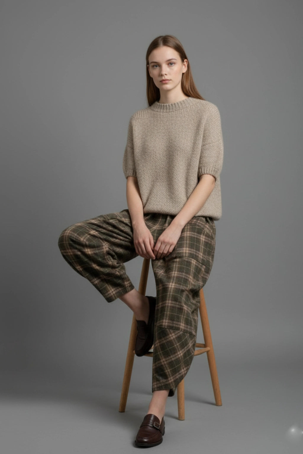 Brushed cotton Shelby Plaid Pant