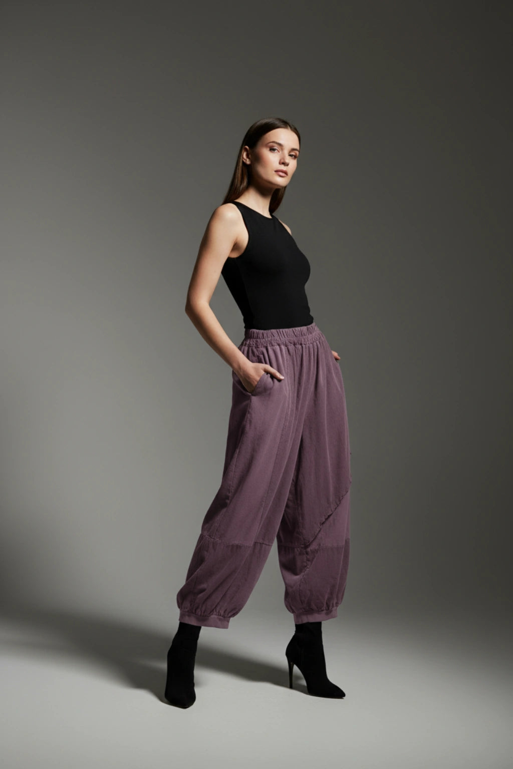 Made In Italy Corduroy Balloon Pant Lagenlook