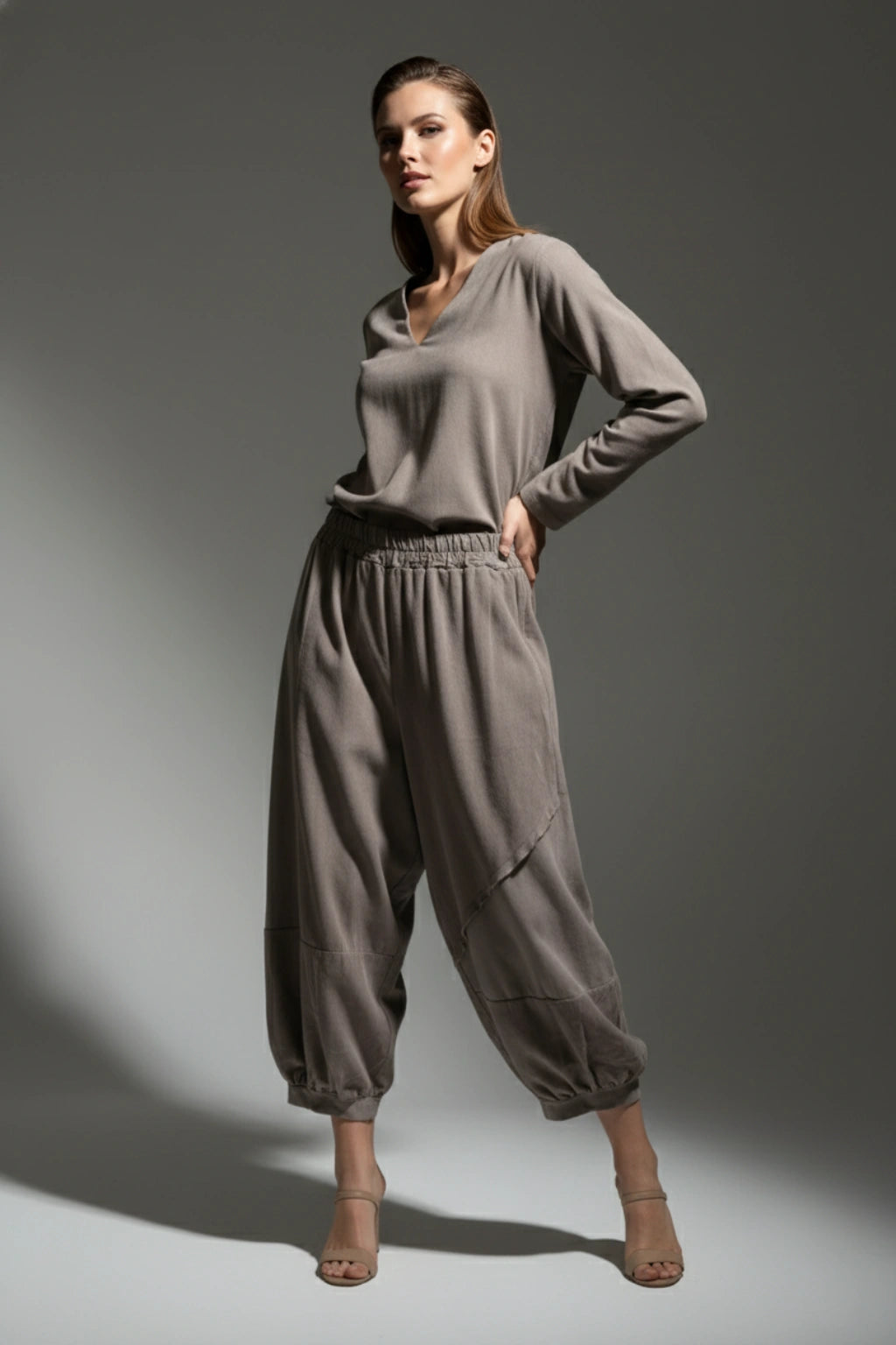 Made In Italy Corduroy Balloon Pant Lagenlook