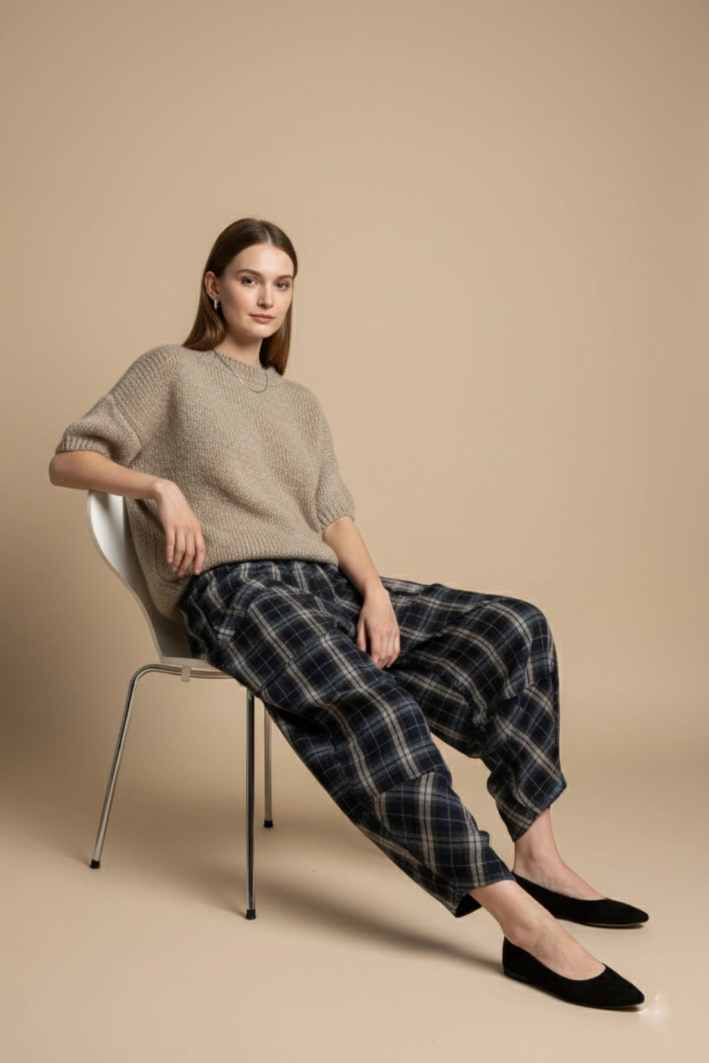 Brushed cotton Shelby Plaid Pant