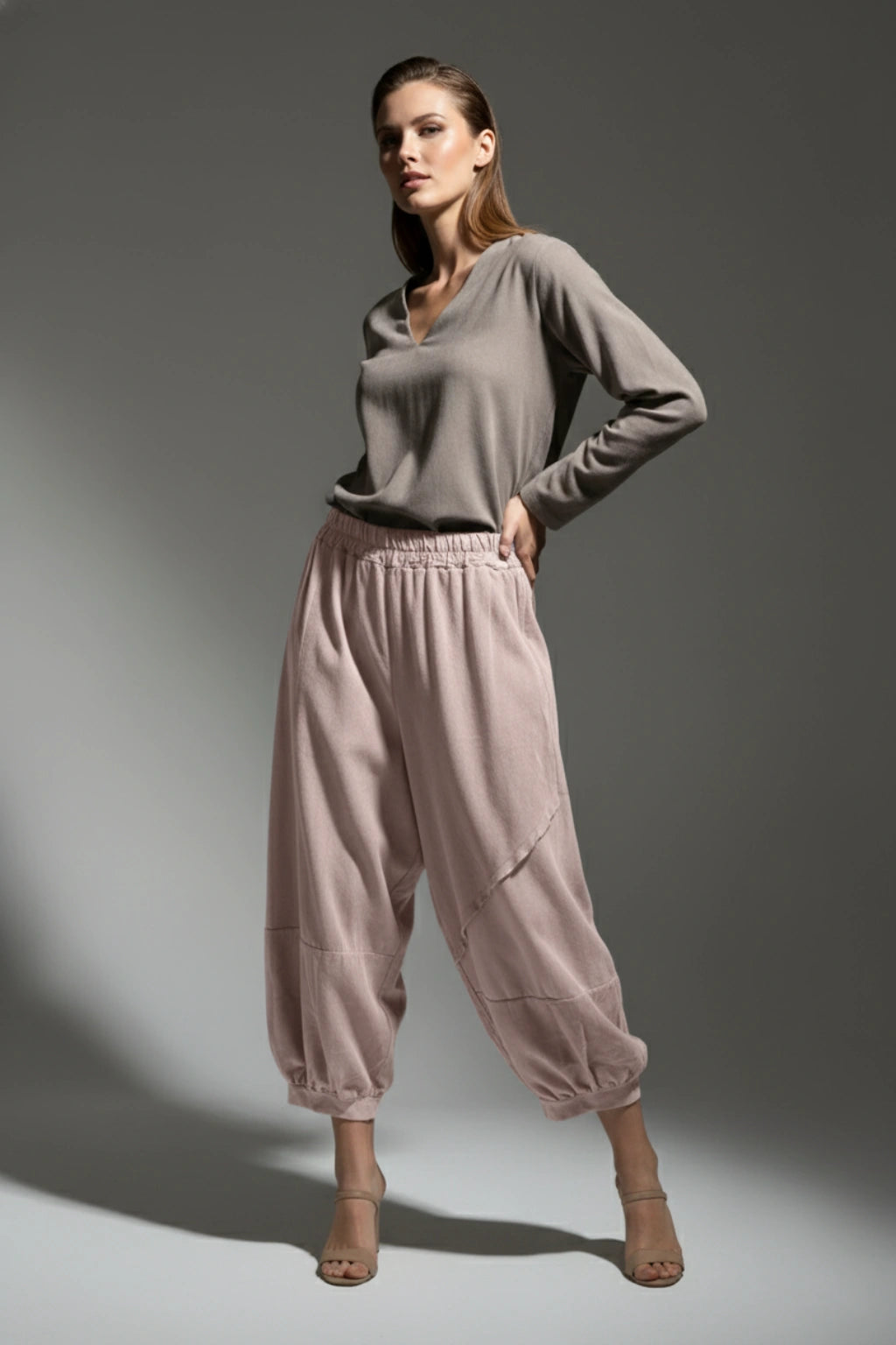 Made In Italy Corduroy Balloon Pant Lagenlook