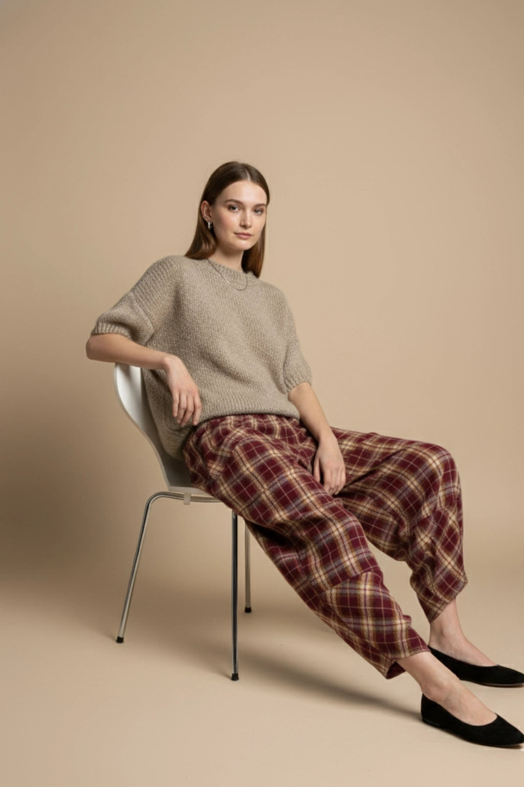 Brushed cotton Shelby Plaid Pant